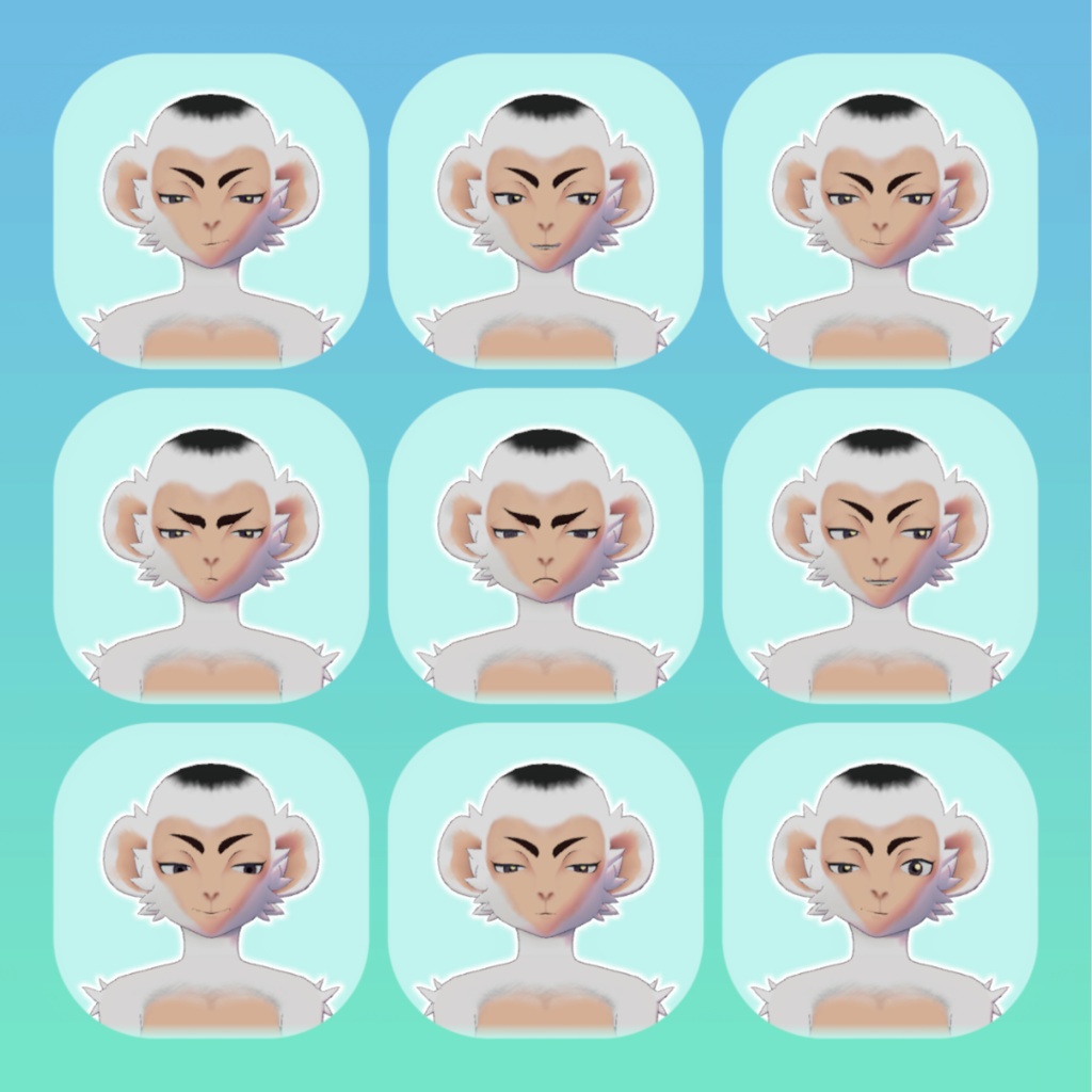 団子 | Bánh Bao the Monkey || VRChat Avatar Base