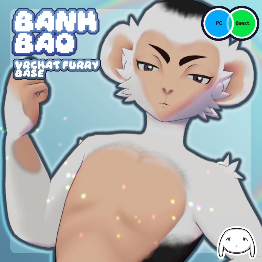 団子 | Bánh Bao the Monkey || VRChat Avatar Base