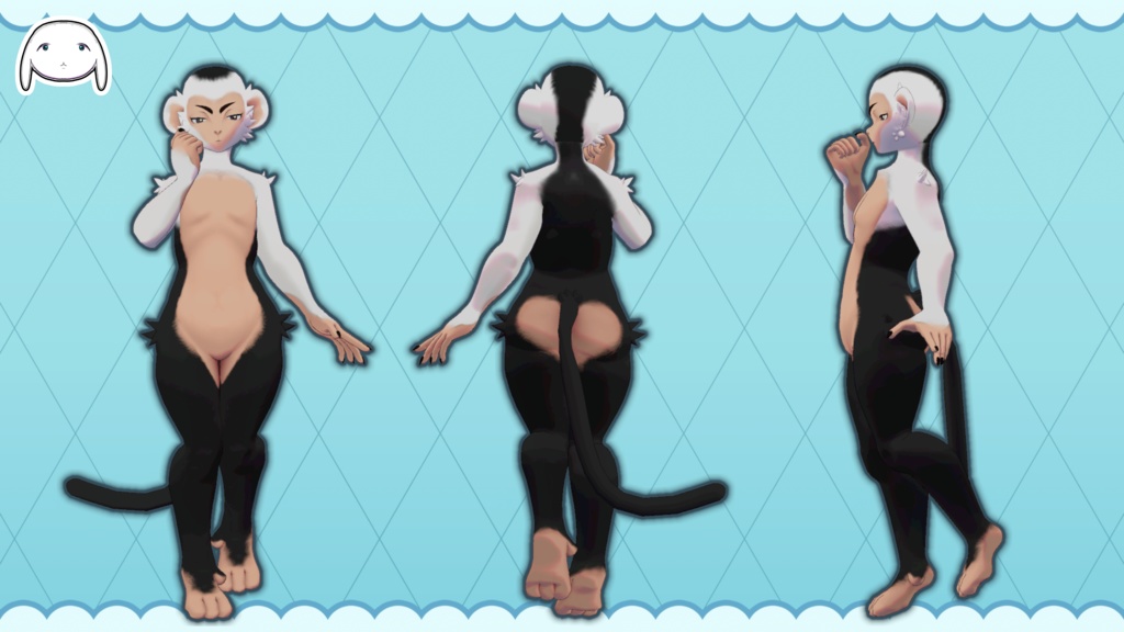 団子 | Bánh Bao the Monkey || VRChat Avatar Base