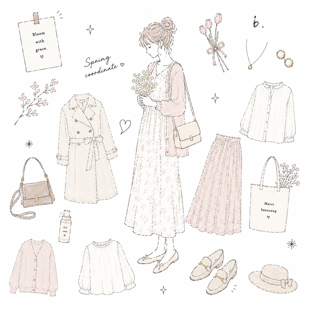 春コーデ