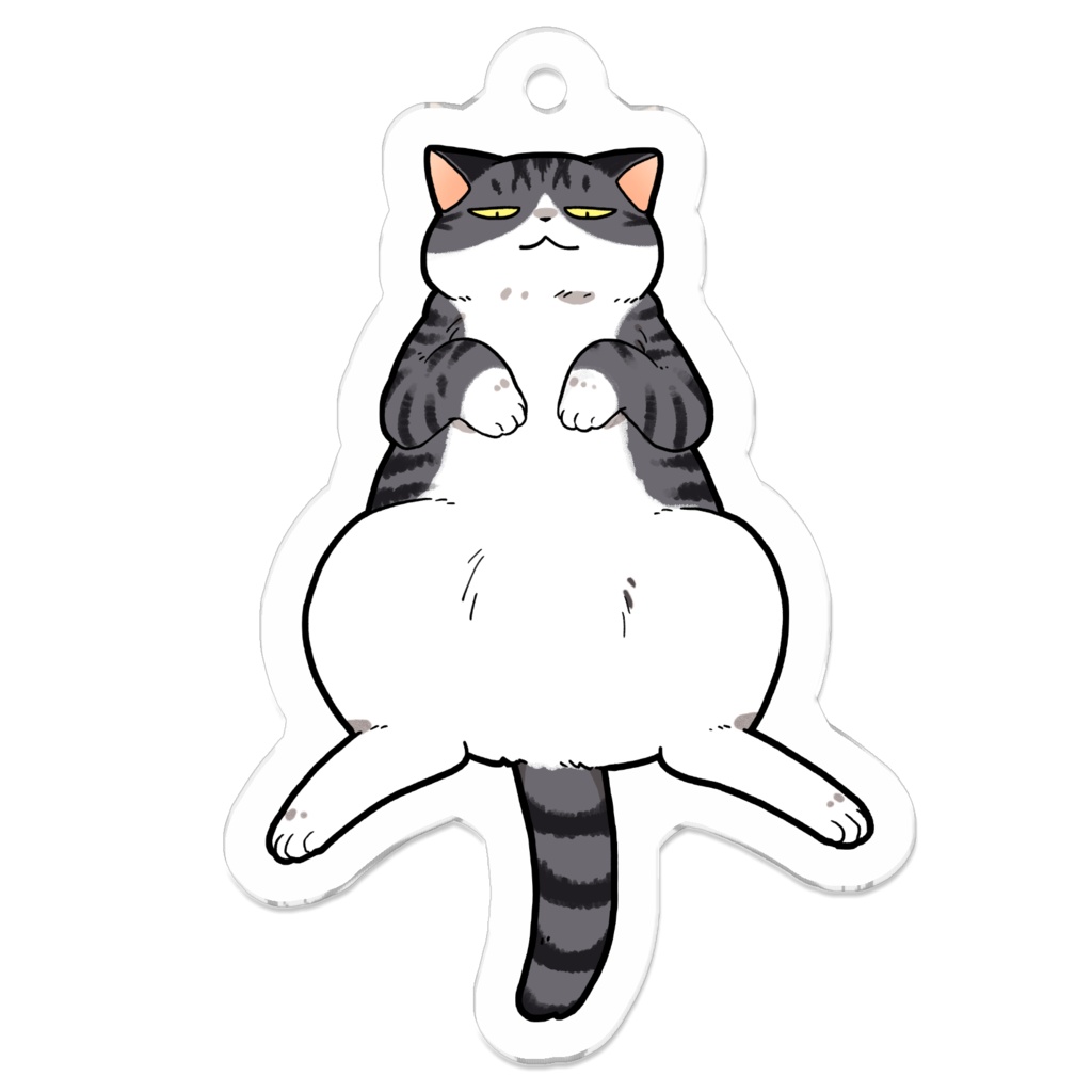 おっぴろげサバ猫アクキー Osora Booth