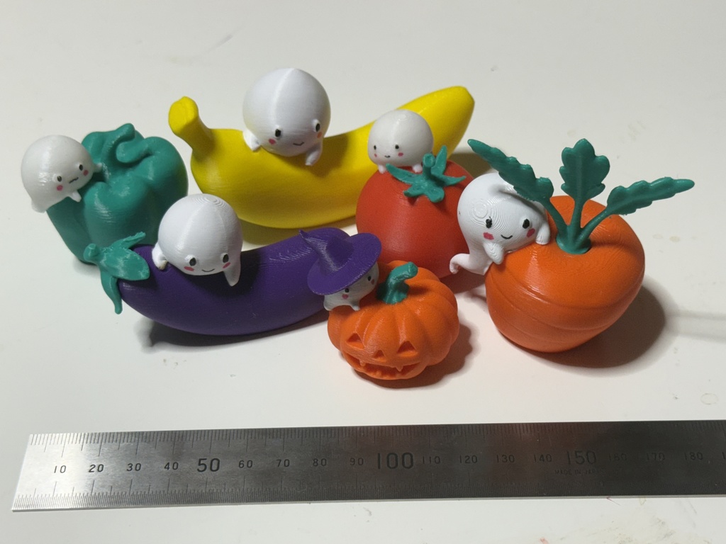 おばけちゃん野菜シリーズ