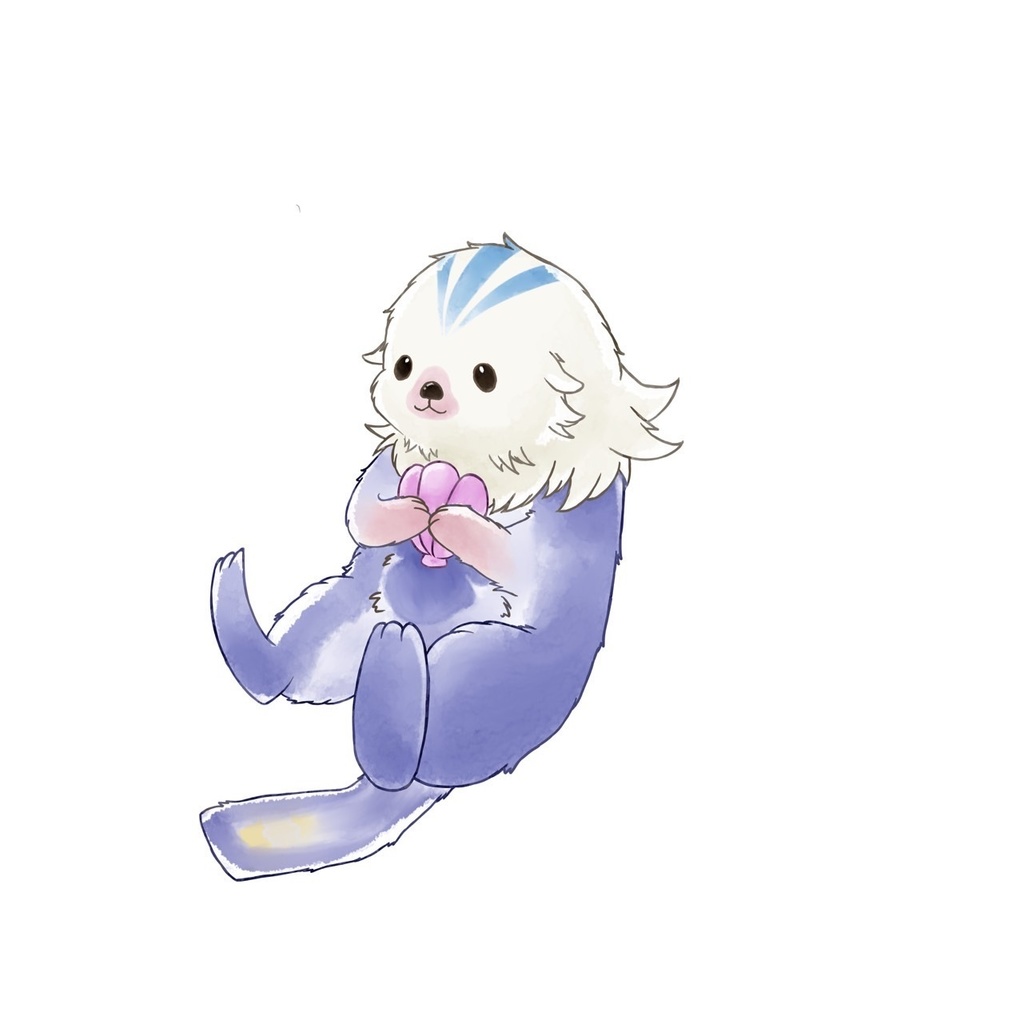 放浪者ネコ&のんびりラッコのアンブレラマーカー