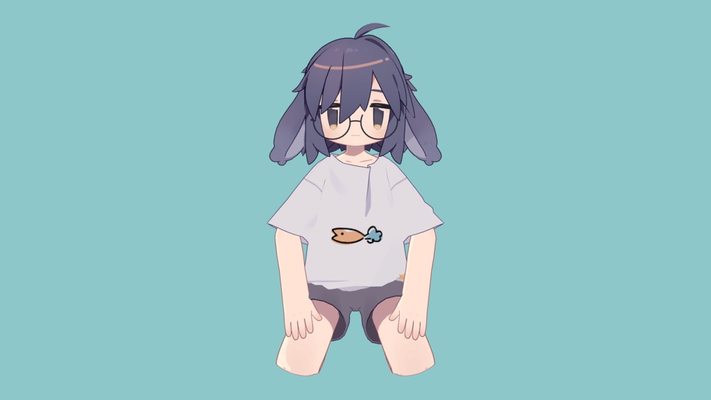 男性アバター向け 正座アニメーション