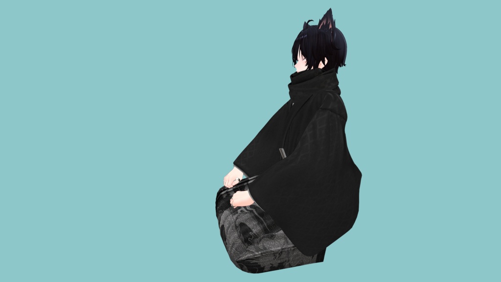 男性アバター向け 正座アニメーション