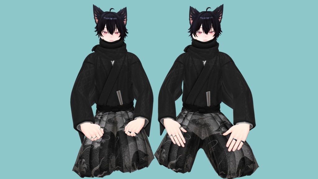 男性アバター向け 正座アニメーション