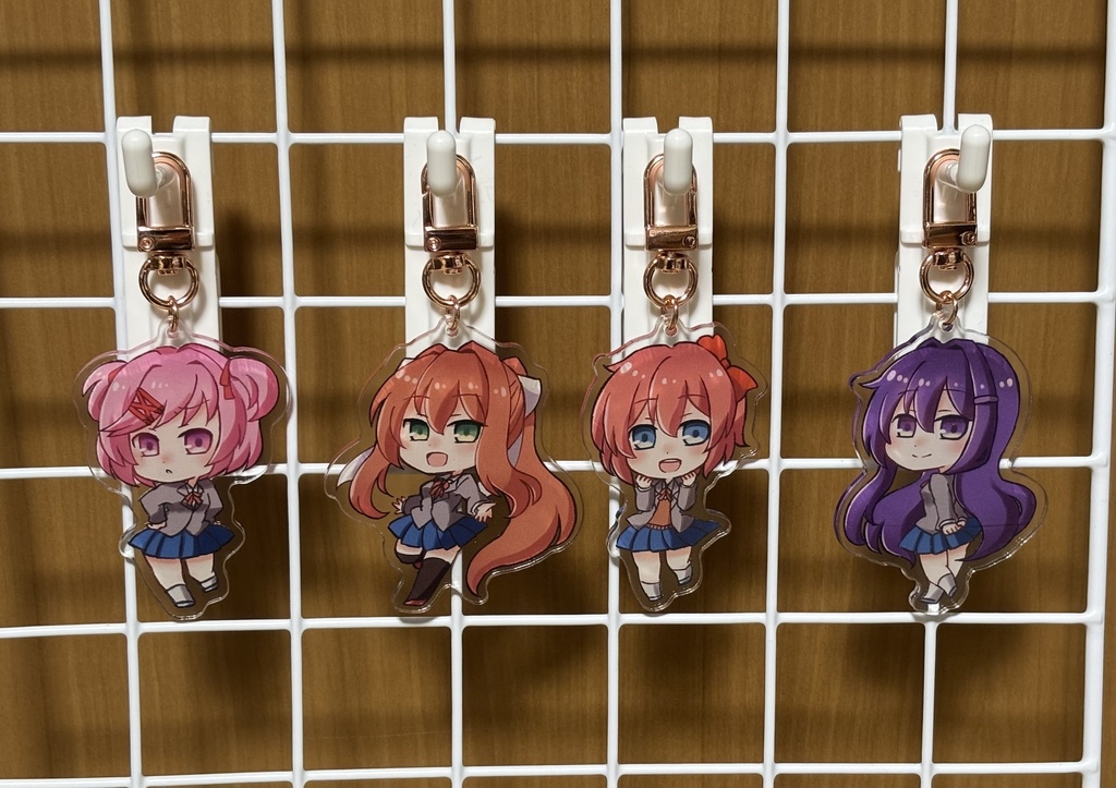 ドキドキ文芸部 両面アクリルキーホルダー(4種)