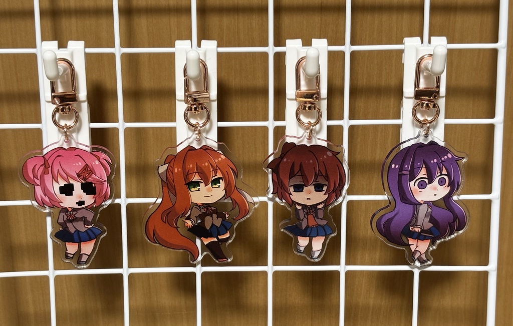 ドキドキ文芸部 両面アクリルキーホルダー(4種)