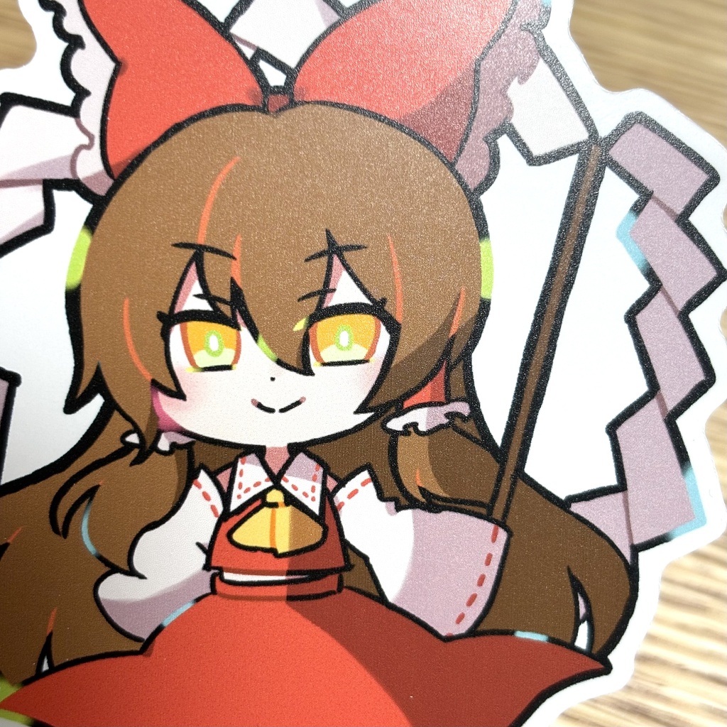 東方ダイカットステッカー