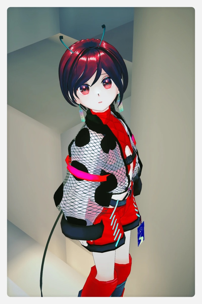 【オリジナル3Dアバター】 Bellis/ベリス🐞ver1.0【VRM】