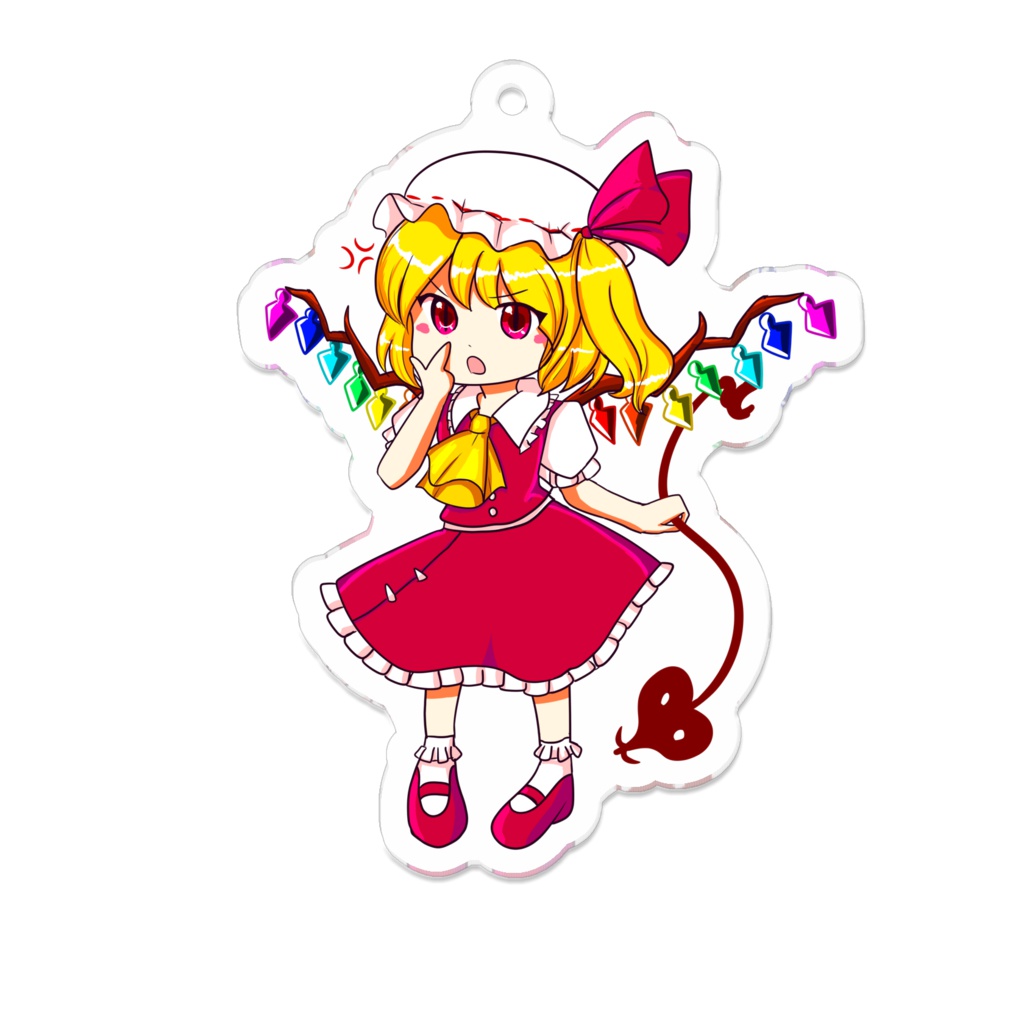 怒ってるフランちゃんアクキー