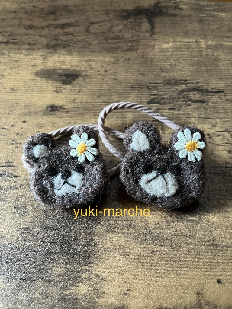 くまのヘアゴム