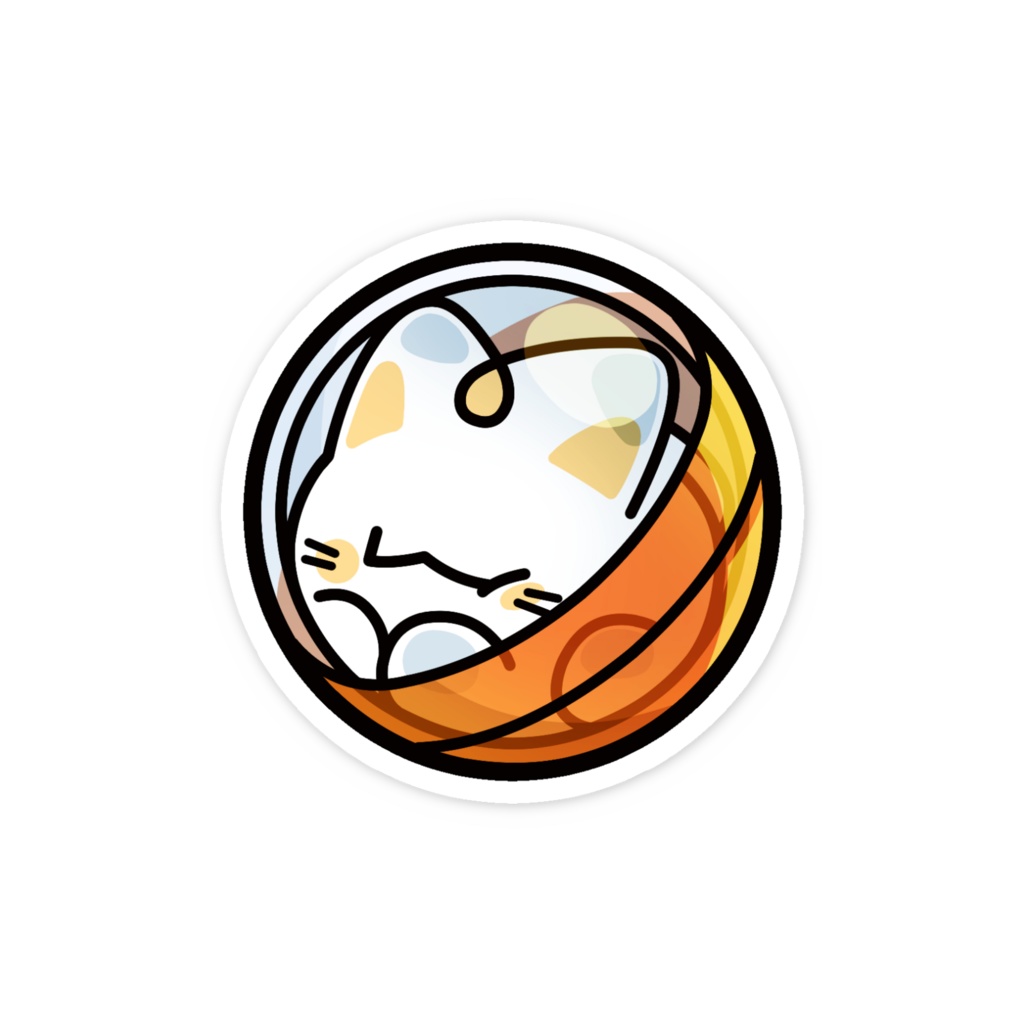 スマホステッカー【ねこに】