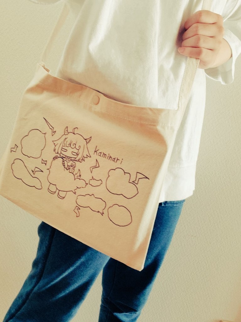 ライちゃんのサコッシュ【⚡kaminari⚡シリーズ】