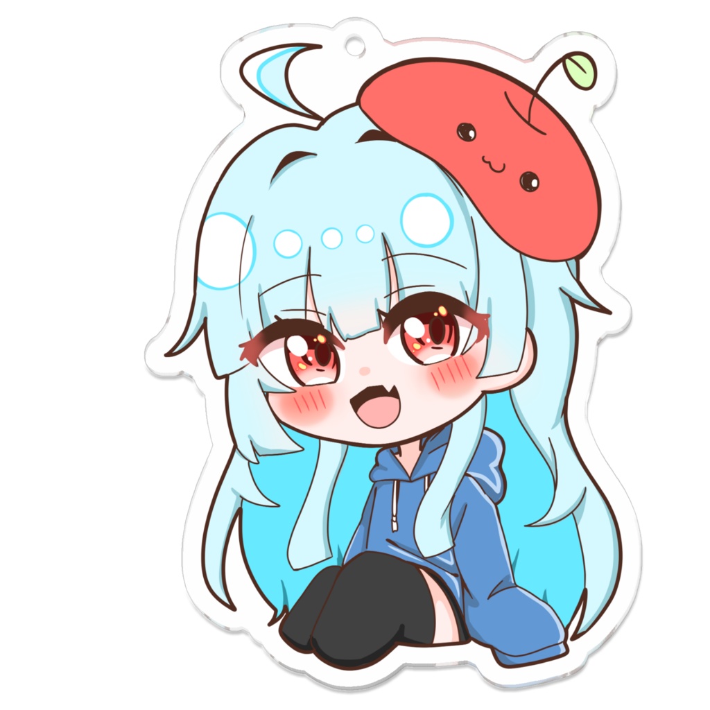 SDリンゴちゃんアクリルキーホルダー