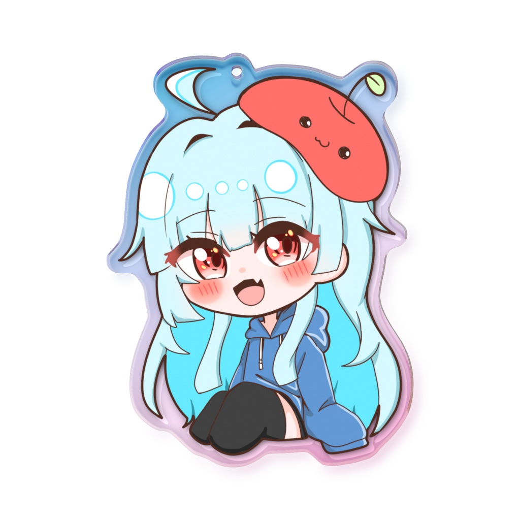 SDリンゴ オーロラアクリルキーホルダー