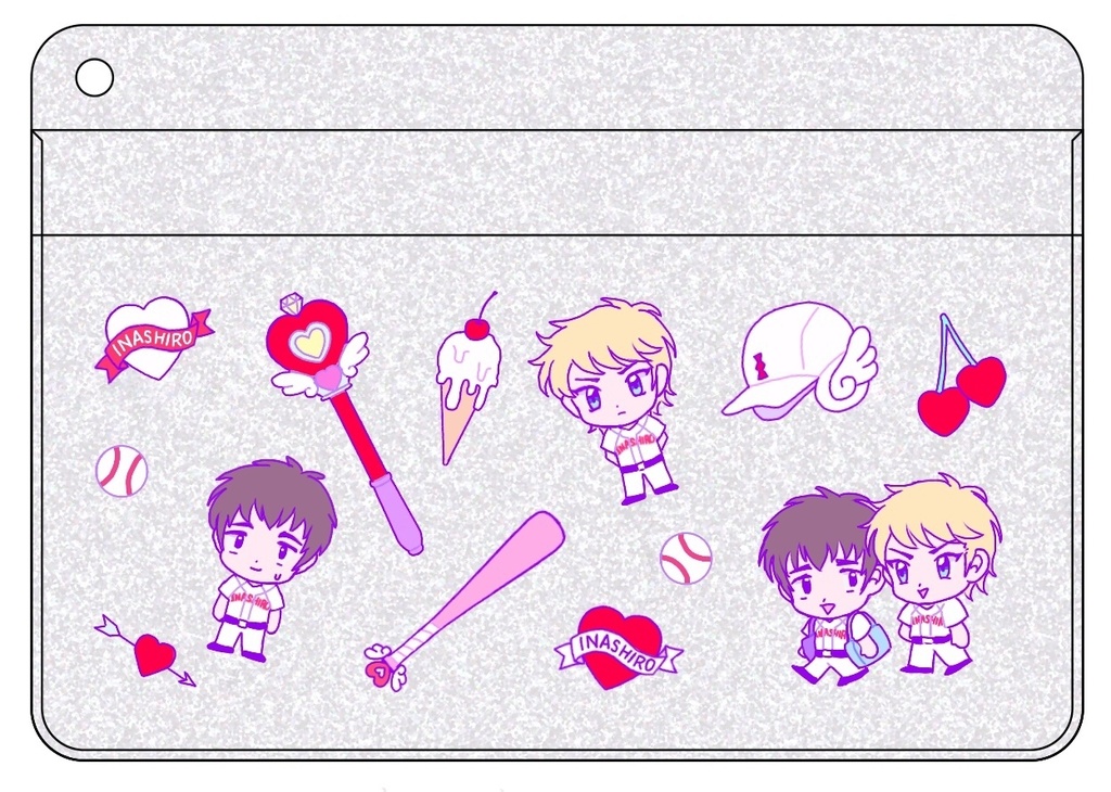 樹鳴グリッターパスケース