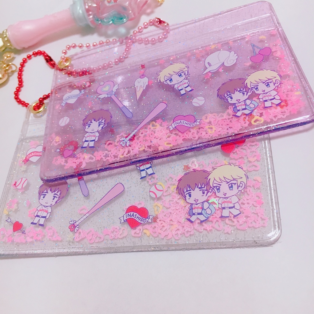 樹鳴グリッターパスケース