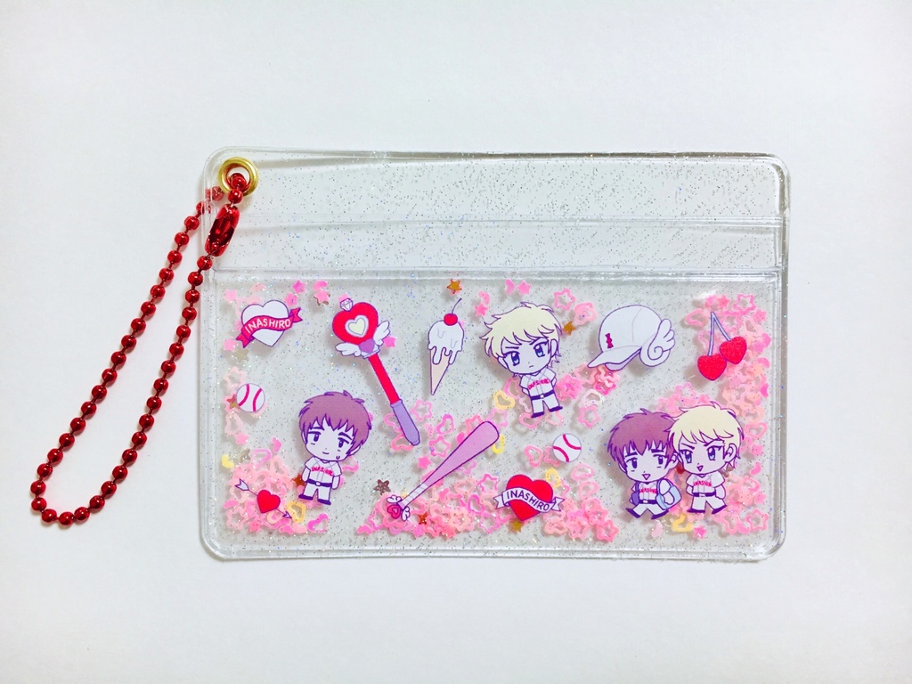 樹鳴グリッターパスケース