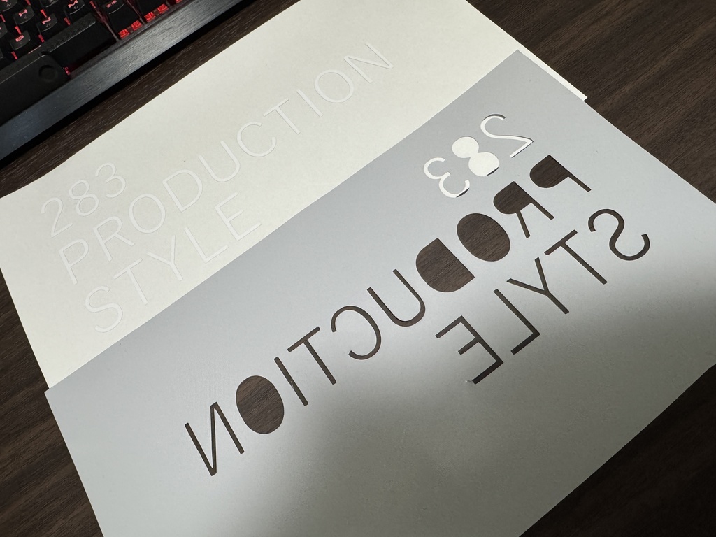 オーダーカッティングステッカー