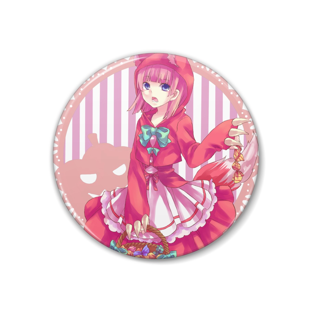 赤ずきん缶バッジ