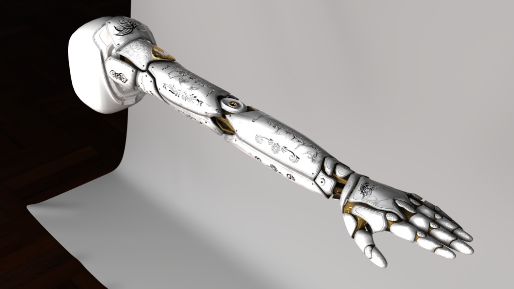 Robot arm inspired by "Battle angel Alita"