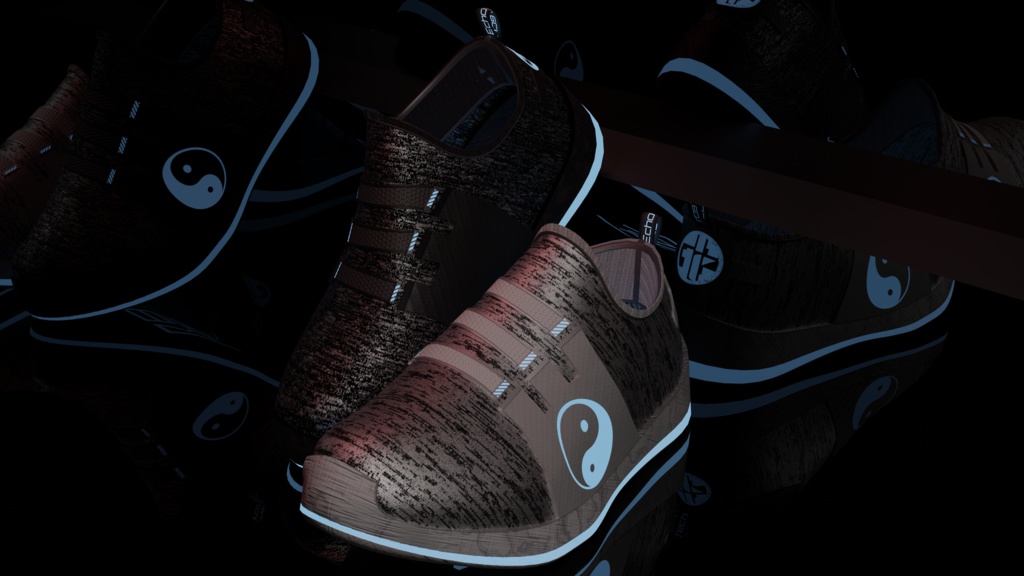 Yin and Yang shoes