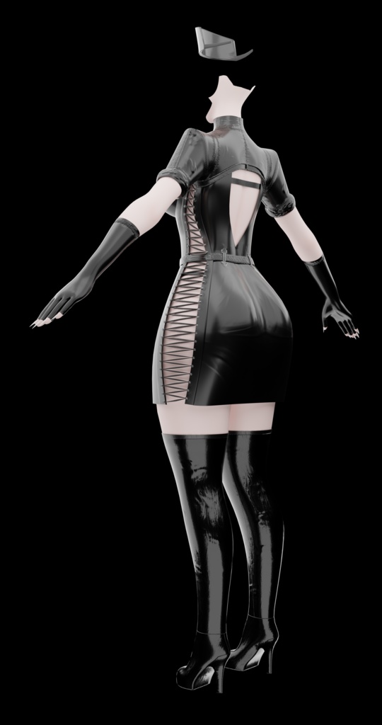 Latex Nurse Outfit