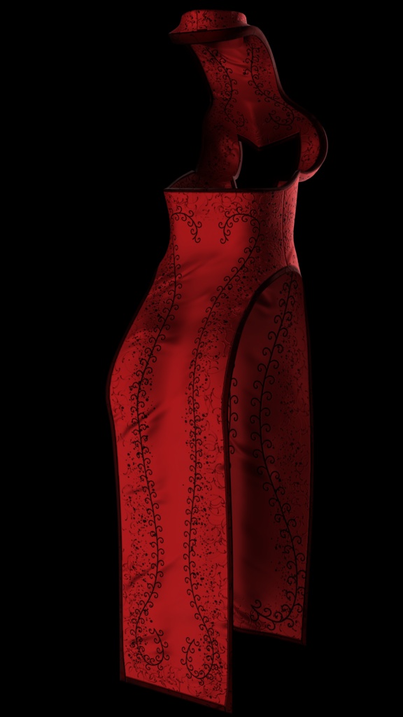 Red Cheongsam (chinese dress)