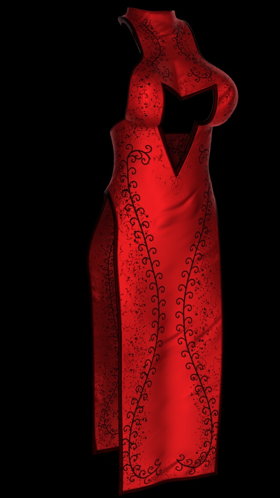 Red Cheongsam (chinese dress)