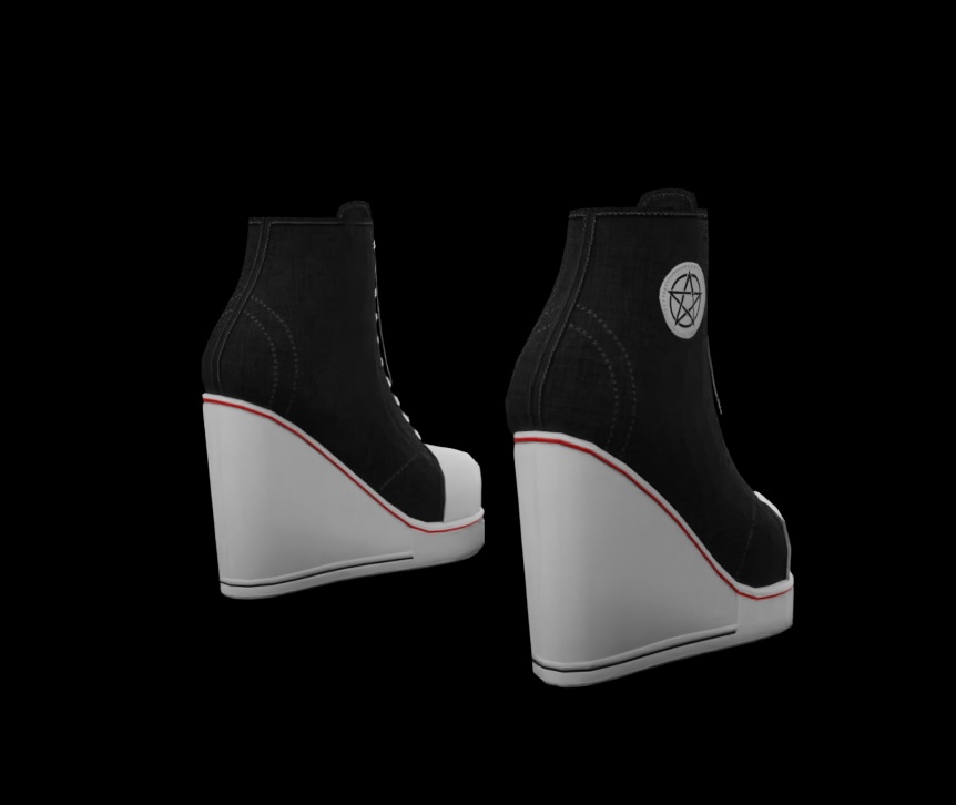 Gothic Sneaker Wedges