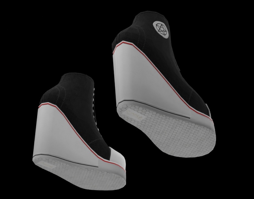 Gothic Sneaker Wedges
