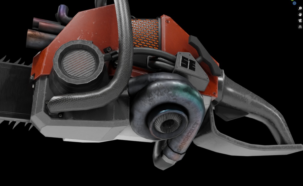 Turbo Powered Chainsaw