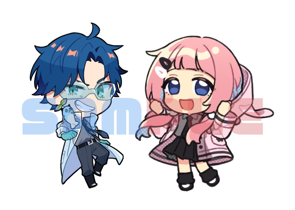 七次元生徒会1年 アクリルキーホルダー