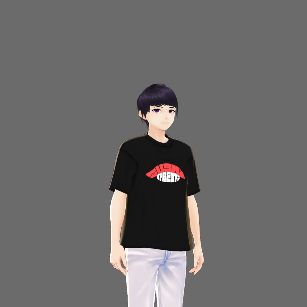 VRoidTシャツテクスチャ 寿司食べたい。