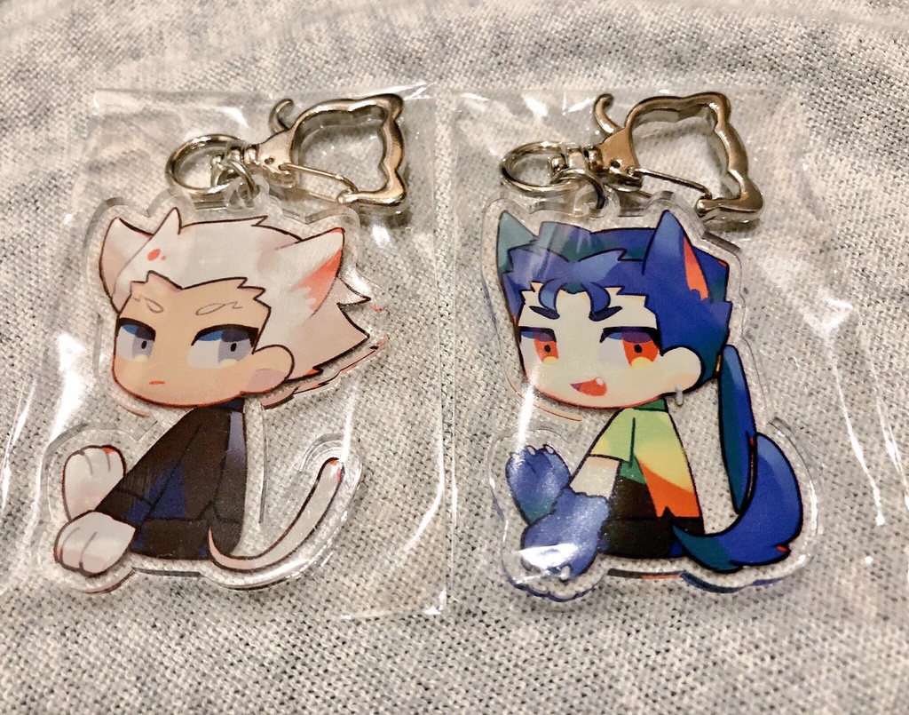 ケモミミ槍&弓アクリルキーホルダー