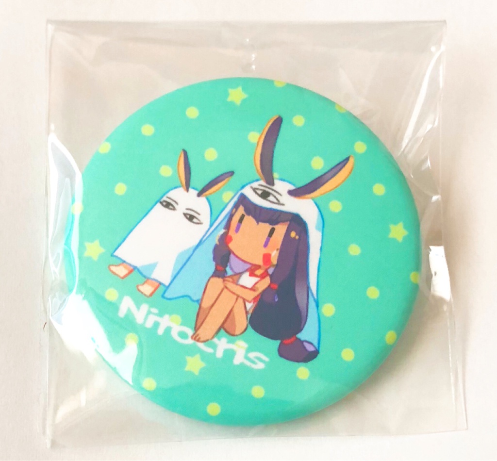 水着ニトクリス 缶バッジ