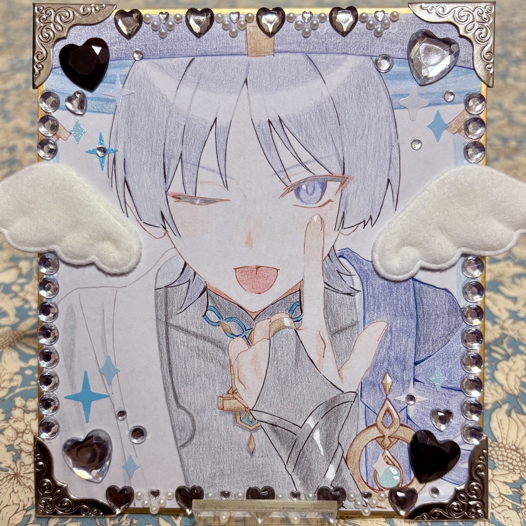 原神 放浪者 色紙 手描きイラスト