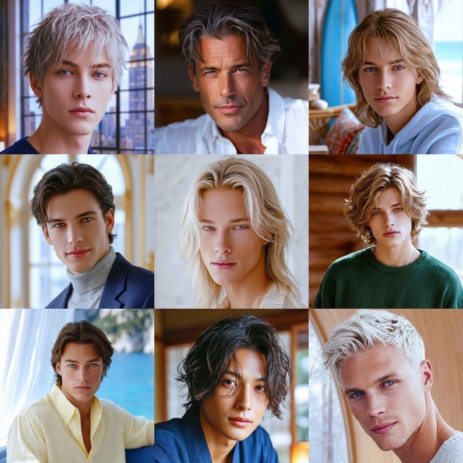 【4K高画質】イケメン／インテリア編 壁紙セット（10枚）【スマホ専用】