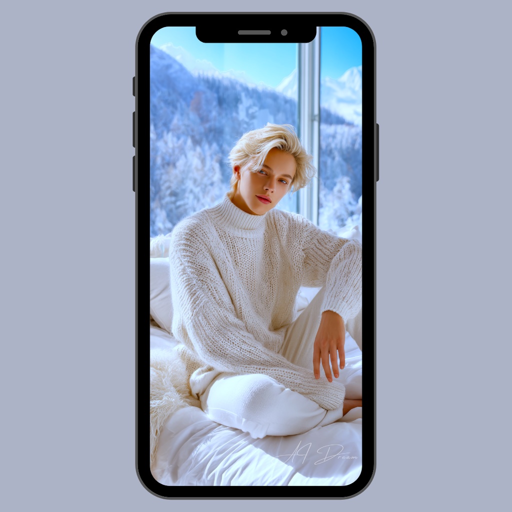 【4K高画質】イケメン/ベッドルーム編 壁紙セット(10枚)【スマホ専用】