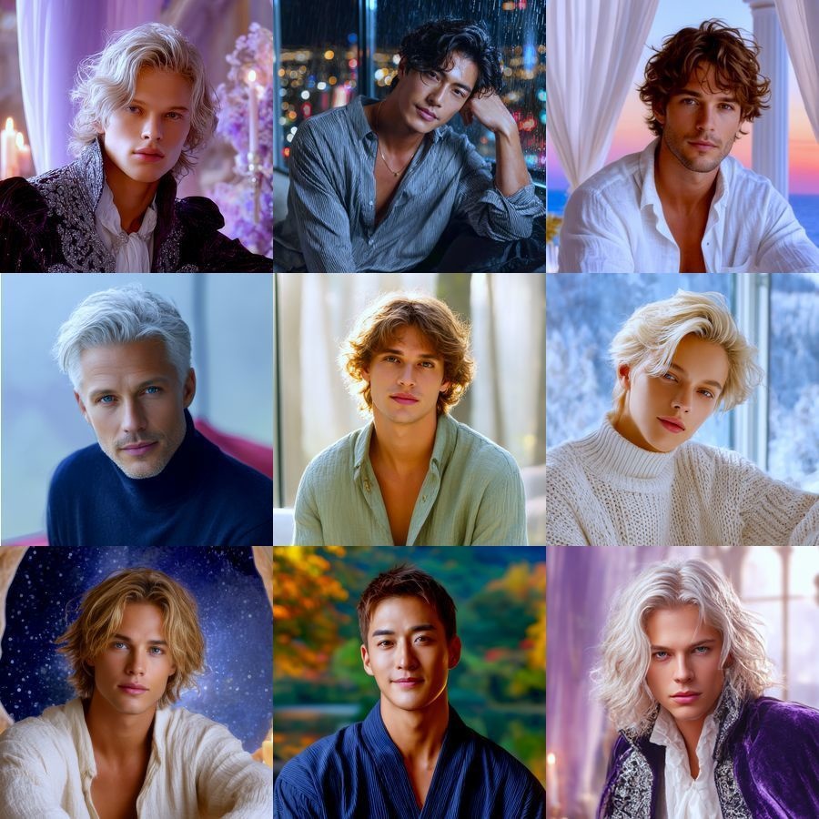 【4K高画質】イケメン／ベッドルーム編 壁紙セット（10枚）【スマホ専用】