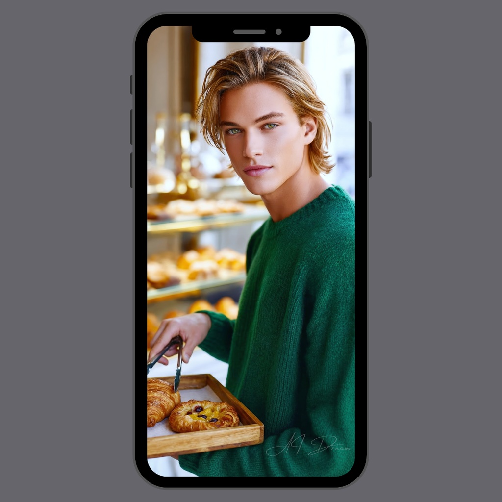 【4K高画質】イケメン/偶然の出会い編 壁紙セット(10枚)【スマホ専用】