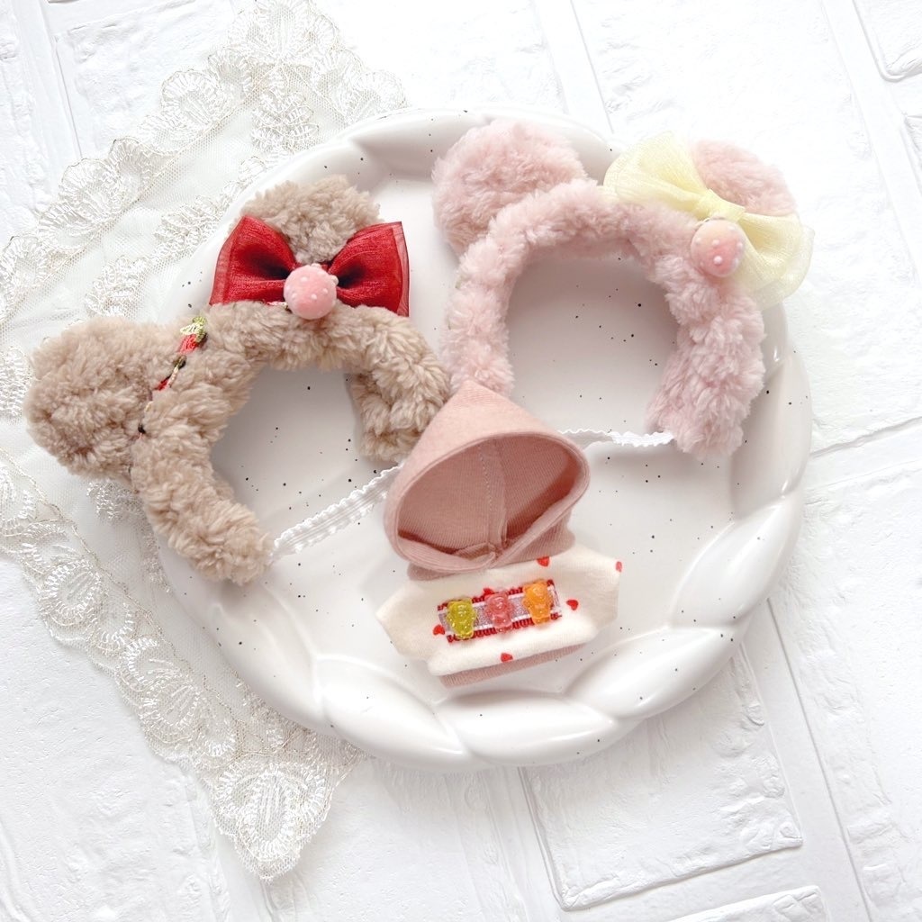 【SET】KUMA ear headband × KUMA hoodie
