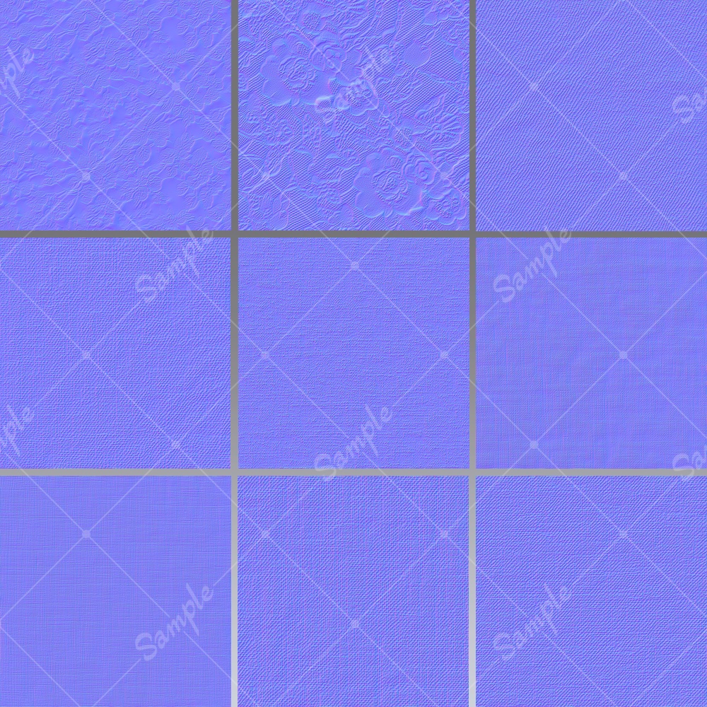 【無料あり】Normal Map 9種セット【商用利用可】