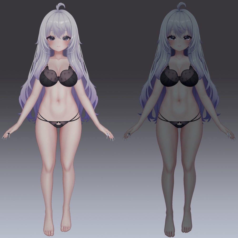 ✨セール中✨汎用 リアルな白肌 lilToonプリセット マテリアル設定