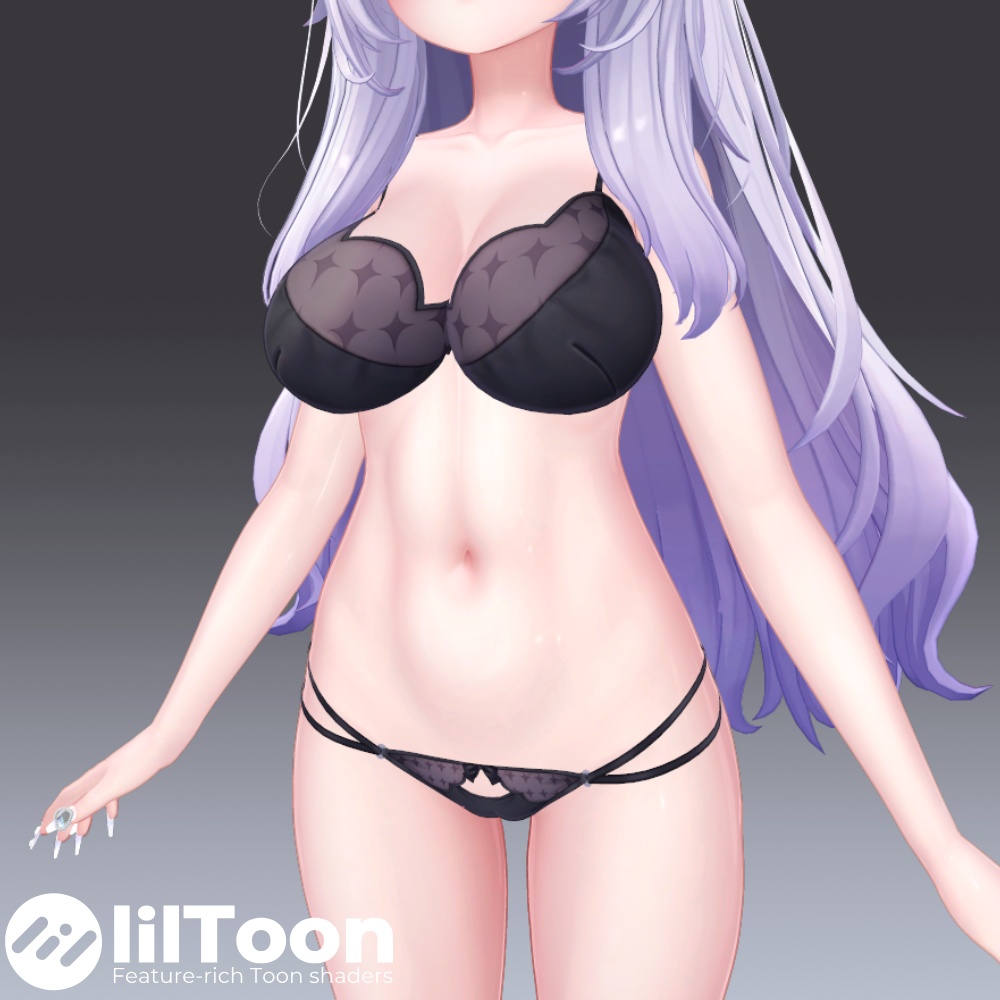 汎用 リアルな白肌 lilToonプリセット マテリアル設定