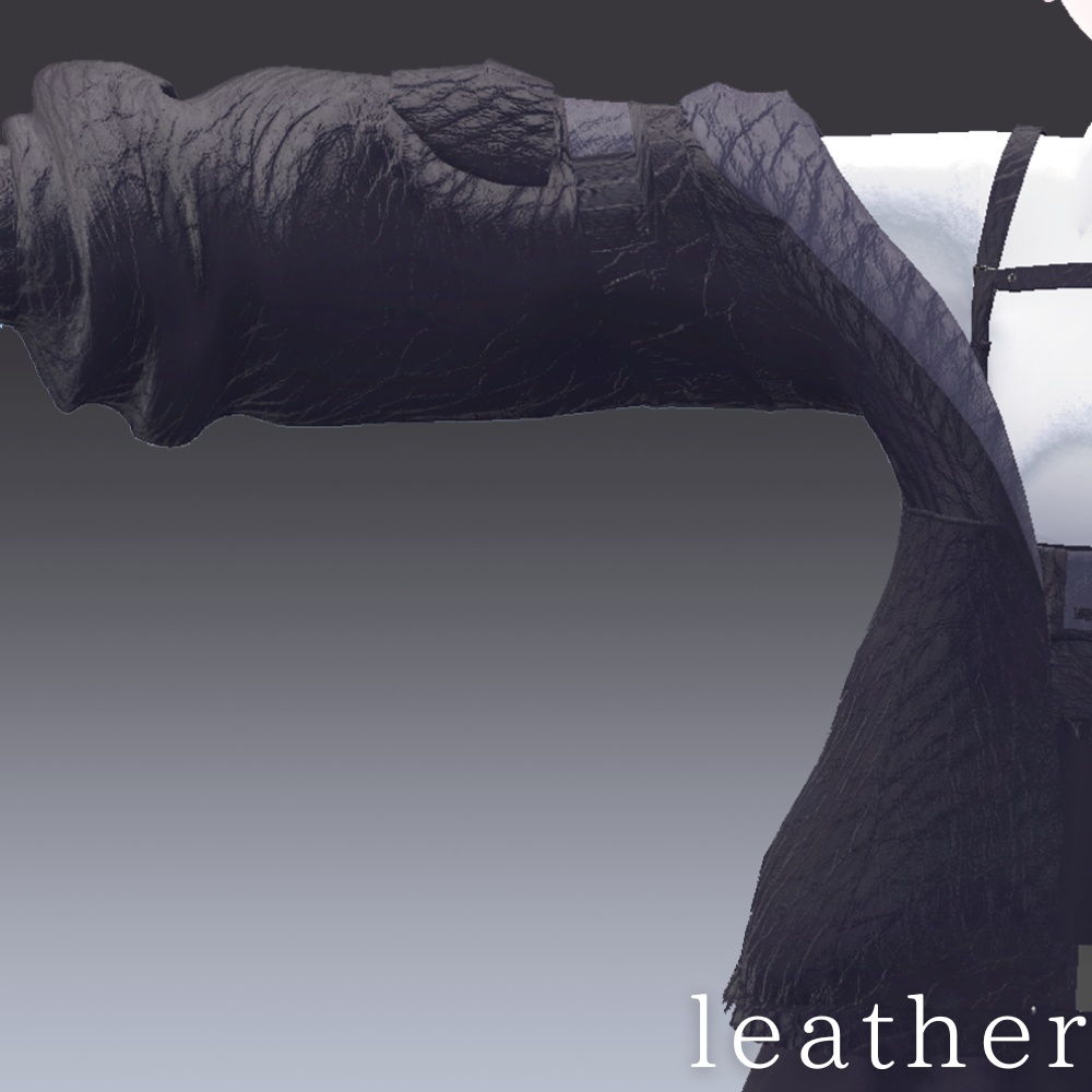 革の質感 Normal Map 6種セット【商用利用可】