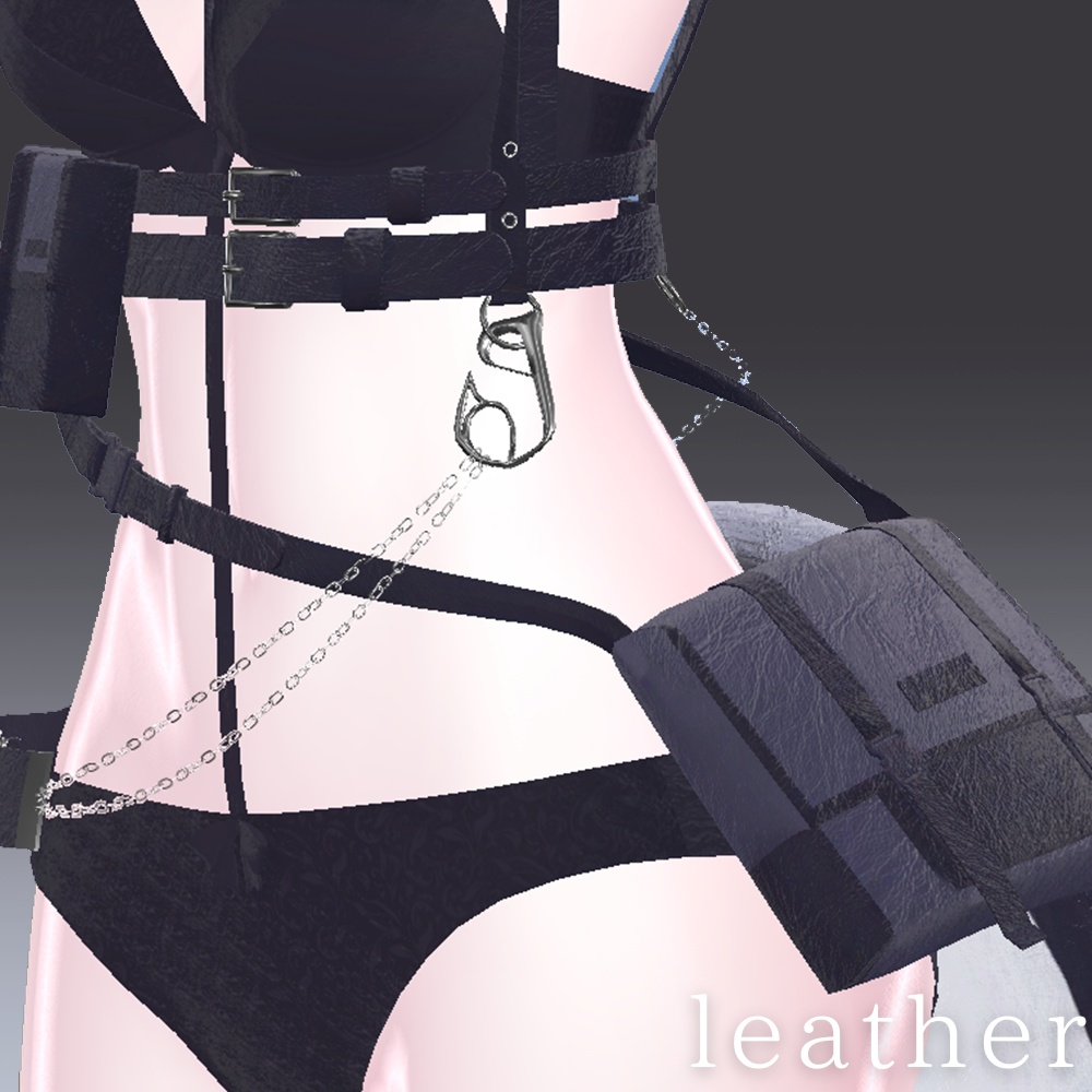 革の質感 Normal Map 6種セット【商用利用可】