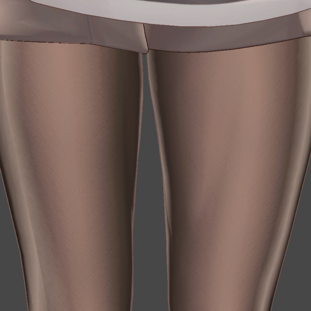 マヌカ タイツ用マテリアル3種+タイツの質感ノーマルマップ