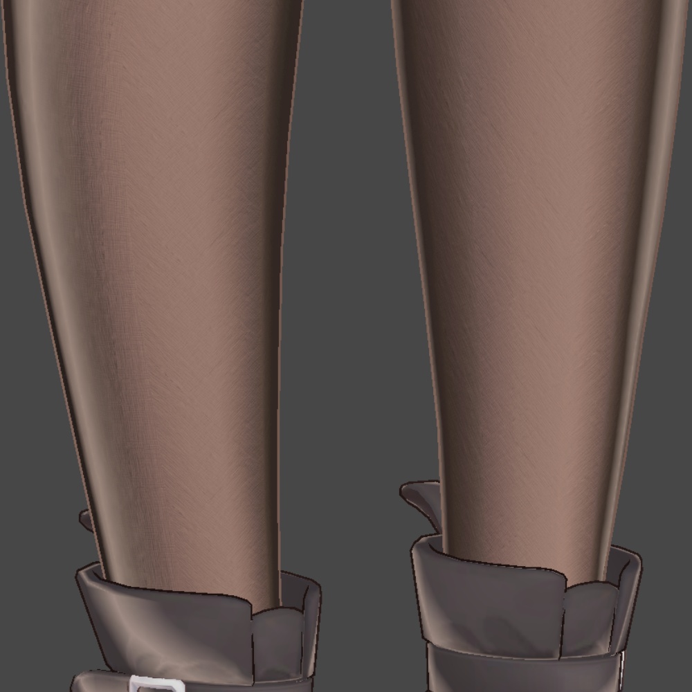 マヌカ タイツ用マテリアル3種+タイツの質感ノーマルマップ